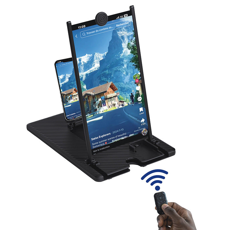 14-Inch Vertical Phone Screen Magnifier Stand – HD Display, Hands-Free Viewing
